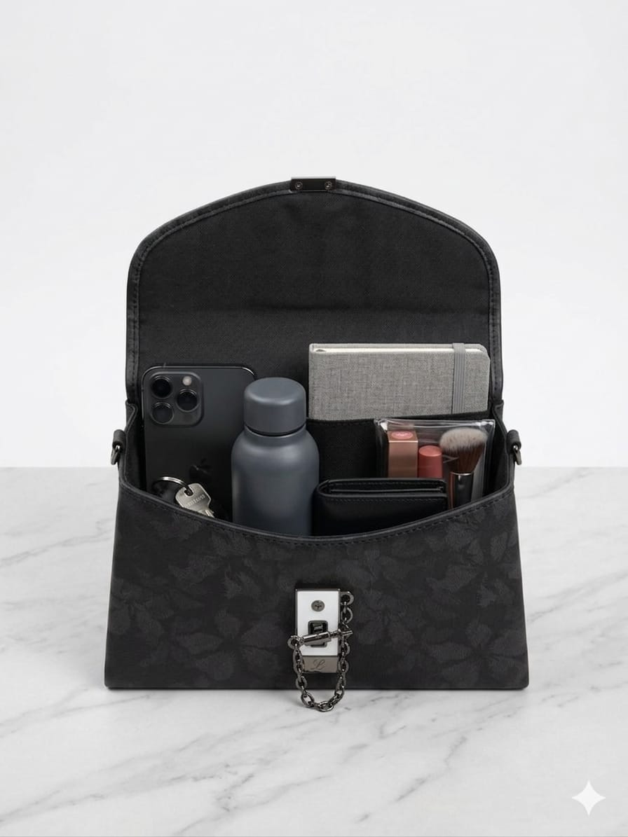 Elegant Floral Pattern Sling Bag