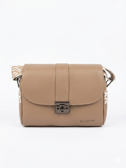 ELEGANCE Luxe Sling Bag – Tan Brown
