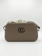 Elegant Taupe Sling Bag with Designer Strap