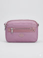 Flauntit Maroon Multi-Pocket Crossbody Sling Bag