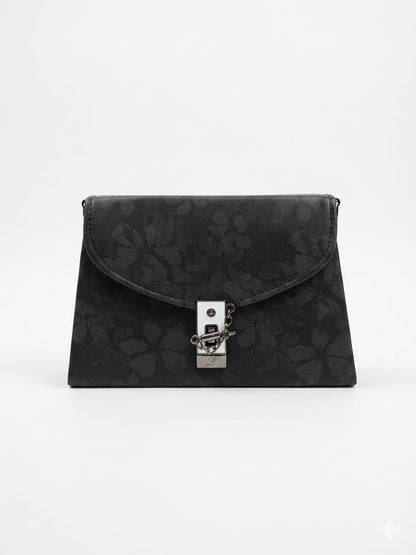 Elegant Floral Pattern Sling Bag