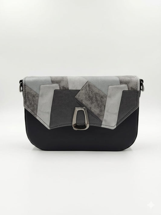 Elegant GeoFlap Women’s Sling Bag