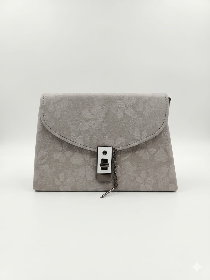 Elegant Floral Pattern Sling Bag